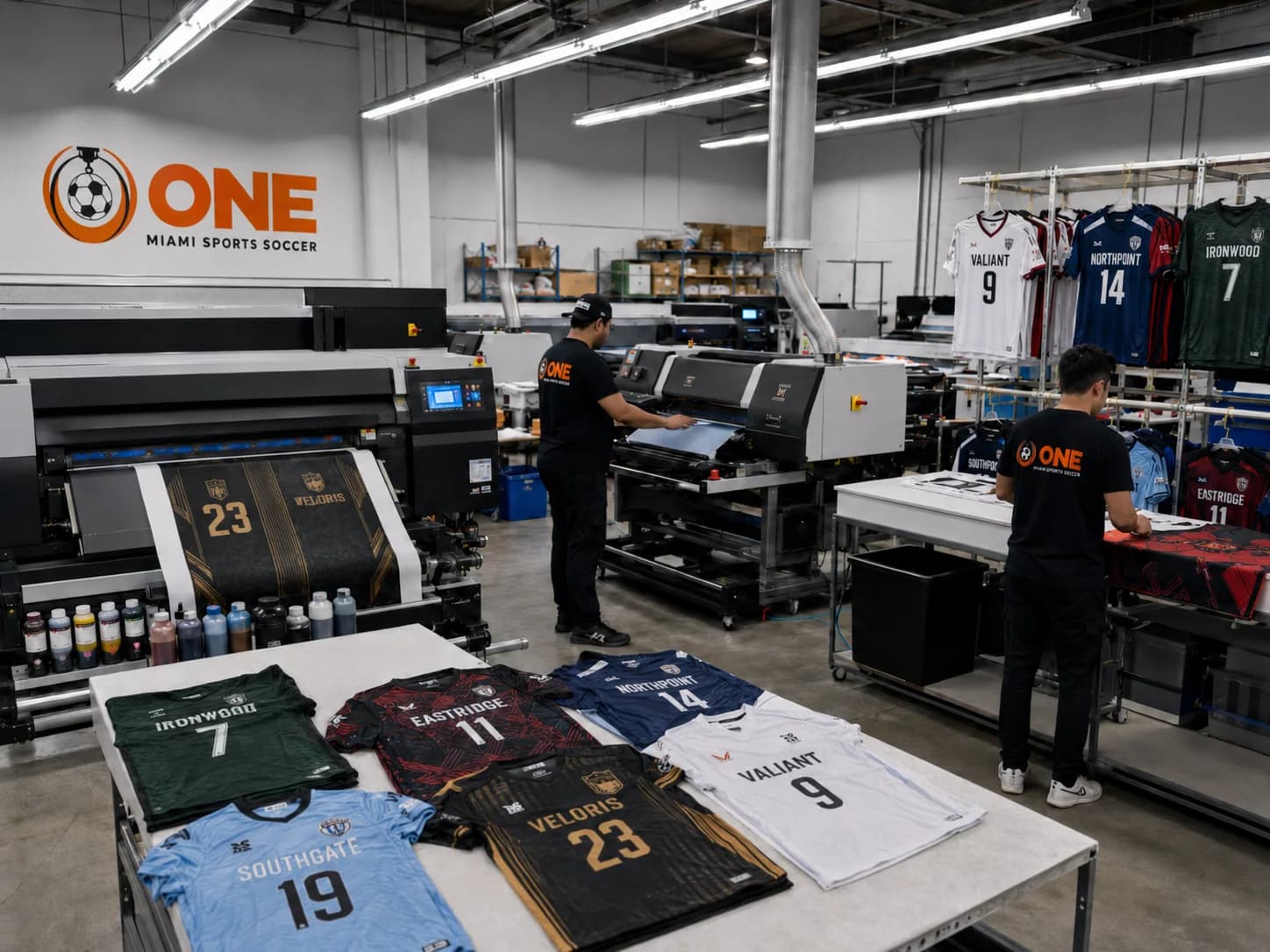 Custom shirt printing process with a heat press